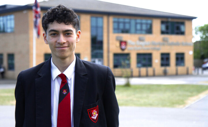 Image of GCSE Results Day 2025 - EMS: Kobi praised as ‘role model’ for balancing exam success with being a karate star.