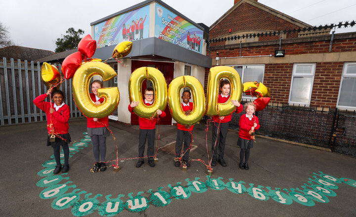 Image of Sacred Heart Celebrates GOOD Ofsted Result!