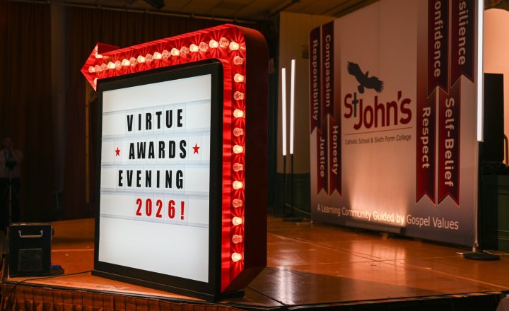 Image of St John’s Catholic School & Sixth Form Celebrates Students at Third Annual Virtue Awards Evening