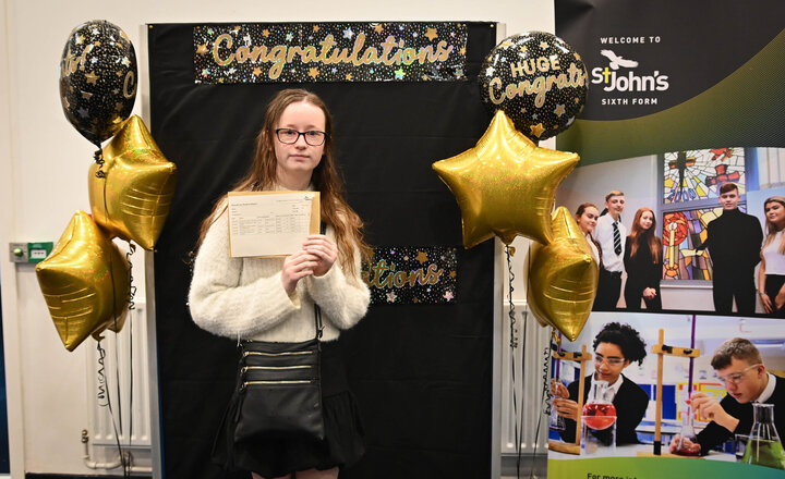 Image of St. John’s Sixth Form Achieves Outstanding A-Level Success, Celebrating Student Excellence