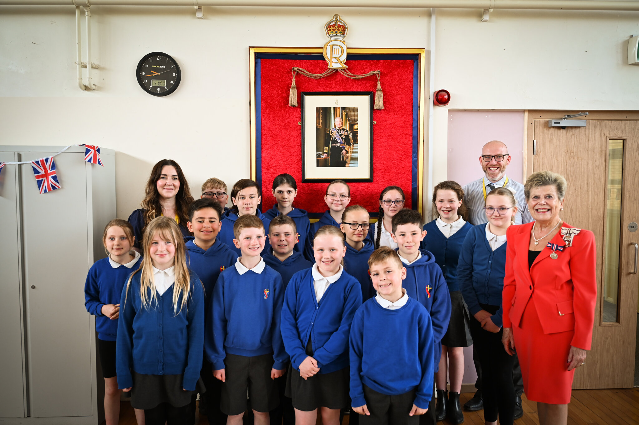 Image of St. Mary's Catholic Primary School in Newton Aycliffe hosts assembly with special guest Sue Snowdon, H.M. Lord-Lieutenant of County Durham: