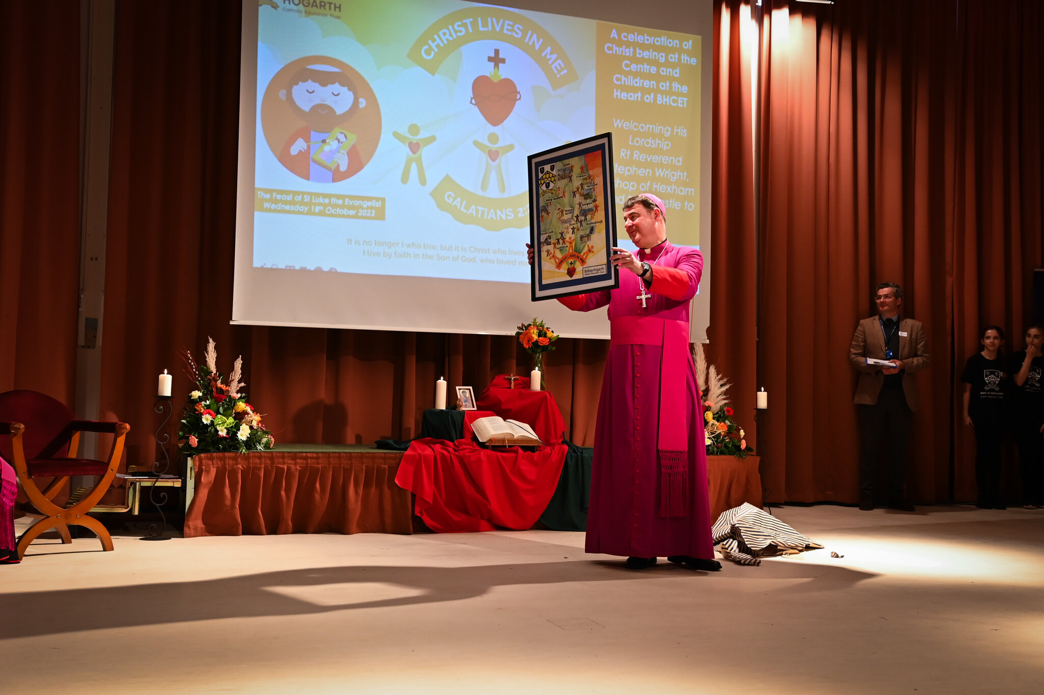 Image of BISHOP STEPHEN ATTENDS "CHRIST LIVES IN OUR TRUST" EVENT: A CELEBRATION OF FAITH, PRAYER, AND INSPIRATION.