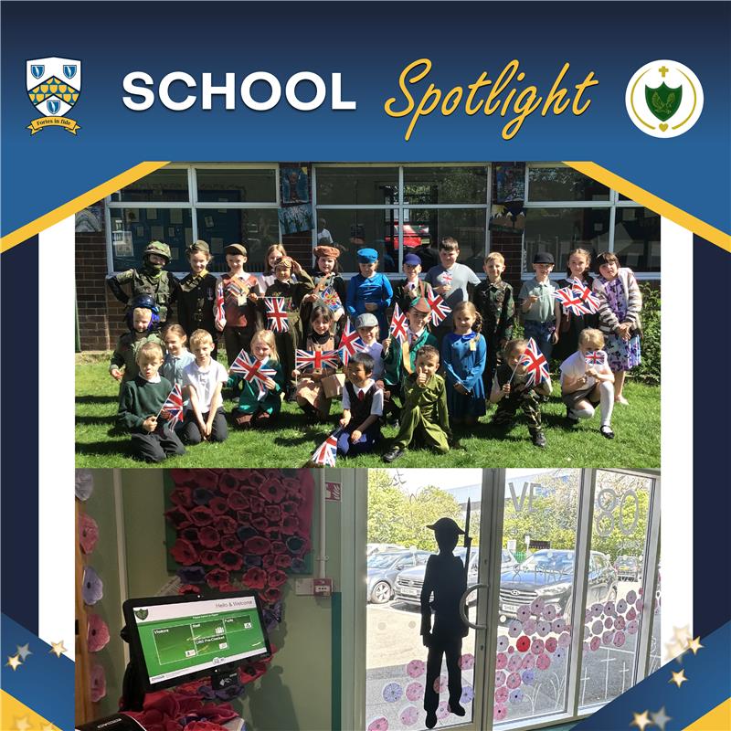 Image of St. John the Evangelist Catholic Primary School Marks 80th Anniversary of VE Day with Wartime-Themed Celebration: