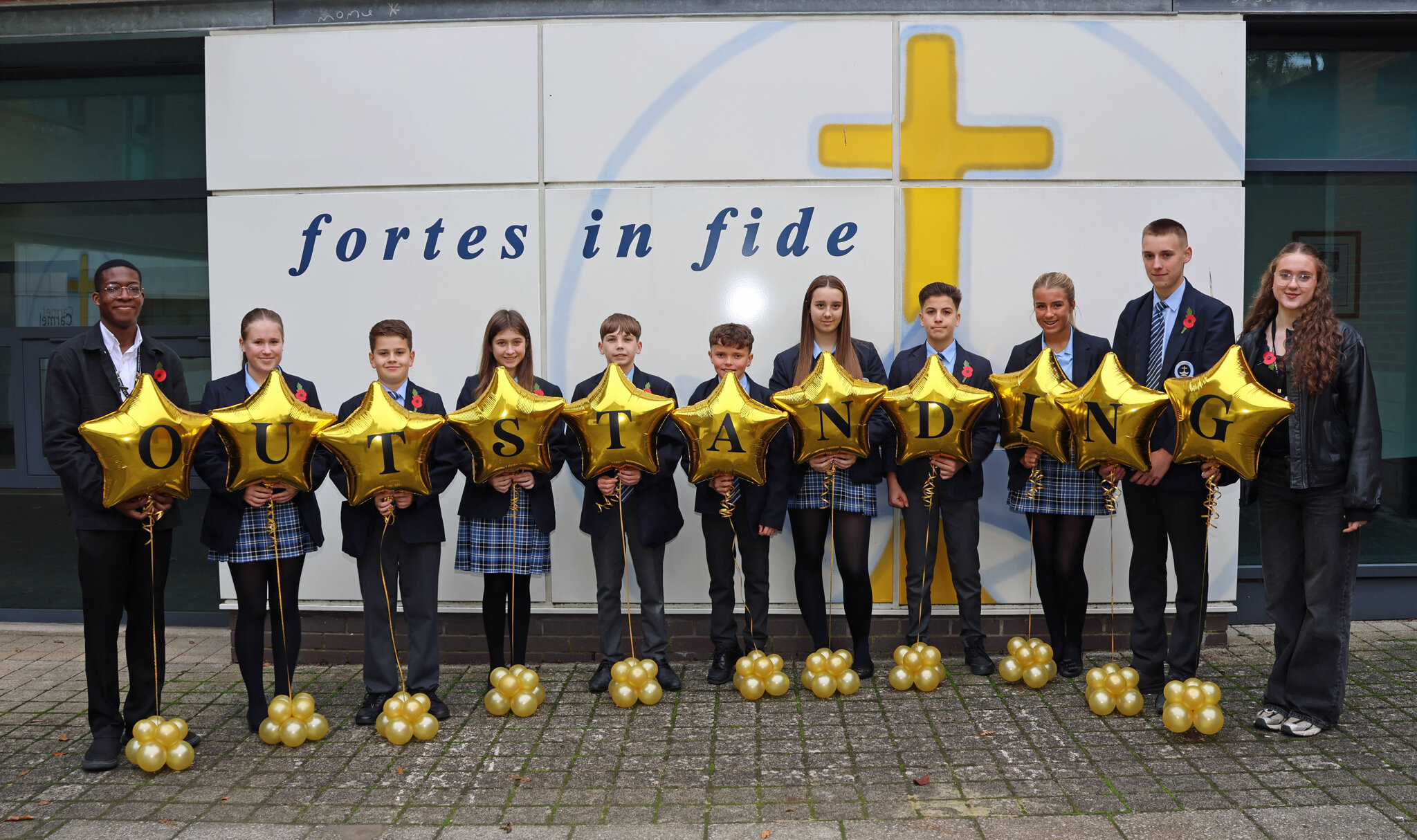 Image of Outstanding performance, students celebrate their top Ofsted rating