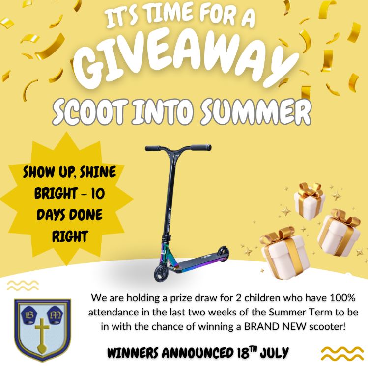 Image of Attendance Challenge - Scoot into Summer