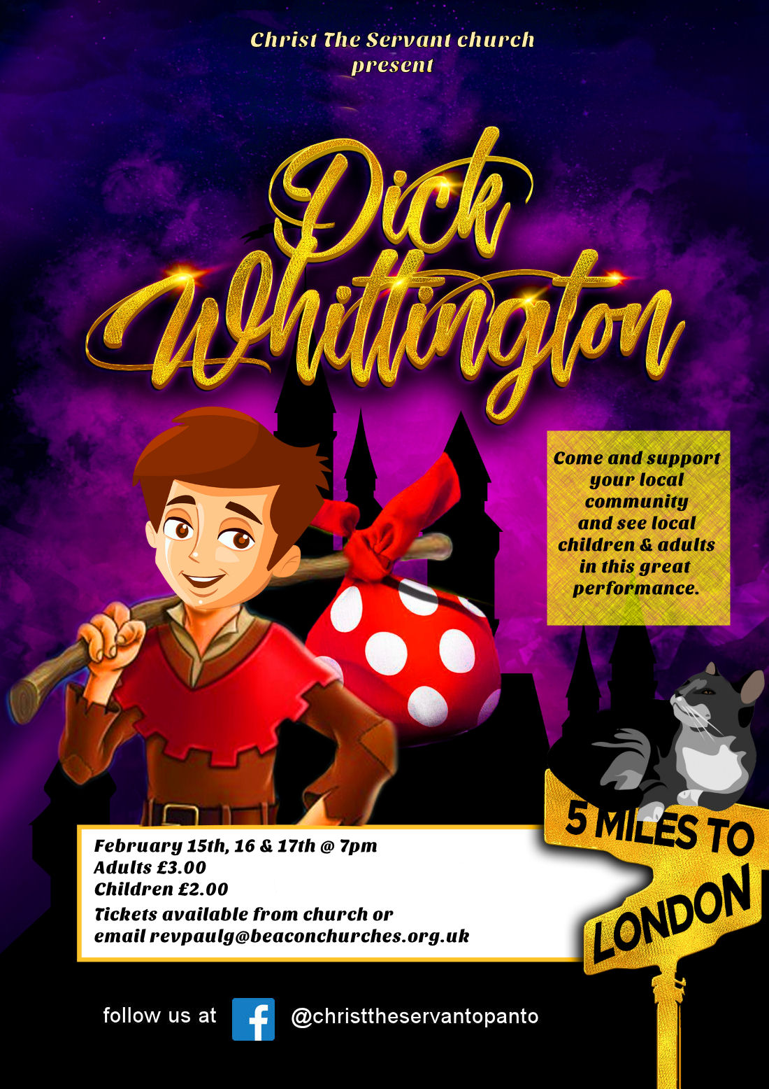 Image of Dick Whittington Pantomime @ Christ the Servant Church