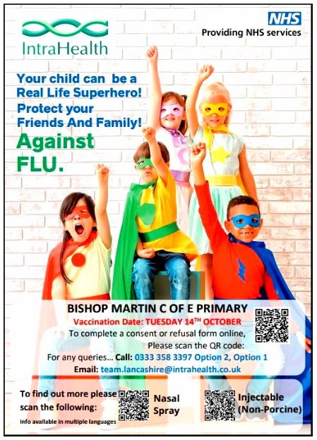 Image of Flu Vaccination - 14th October 2025