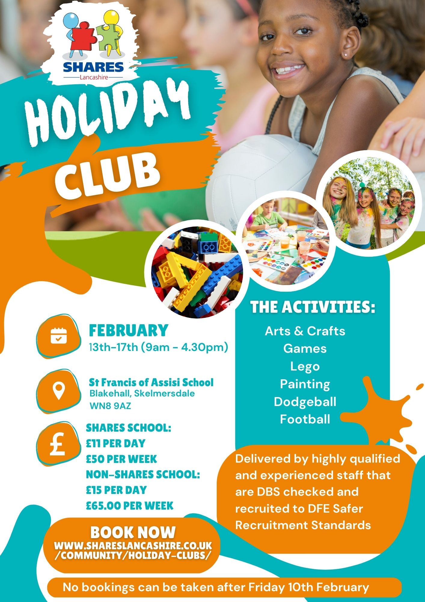 Image of SHAREs Holiday Club February Half Term @ St Francis of Assisi School