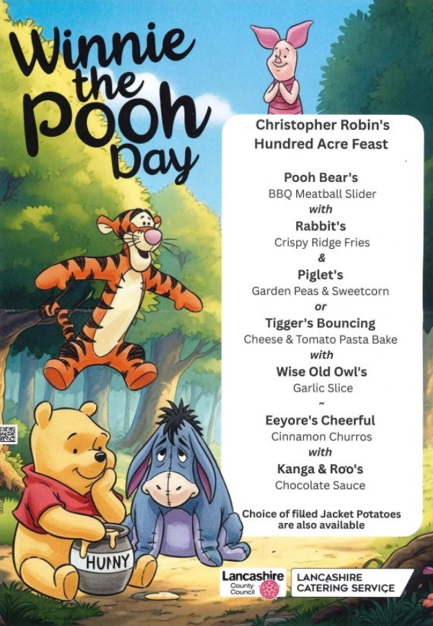 Image of Special Lunch Day - Winnie the Pooh Day