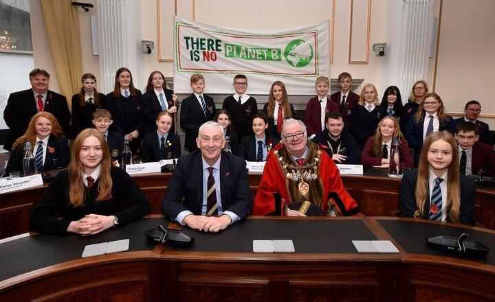 Image of Bishop Rawstorne at Chorley Council Climate Debate