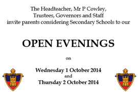 Image of 2014 Open Evenings