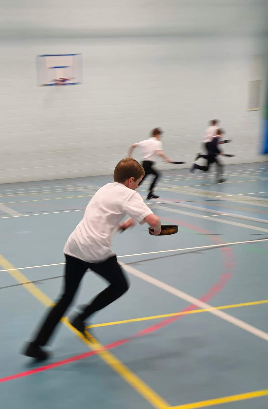 Image of Pancake race competition!