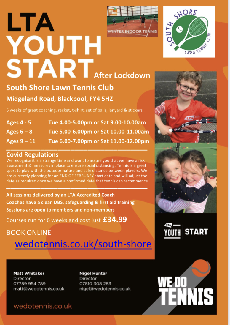 Image of Tennis lessons for children aged 4-11, taught by LTA. 