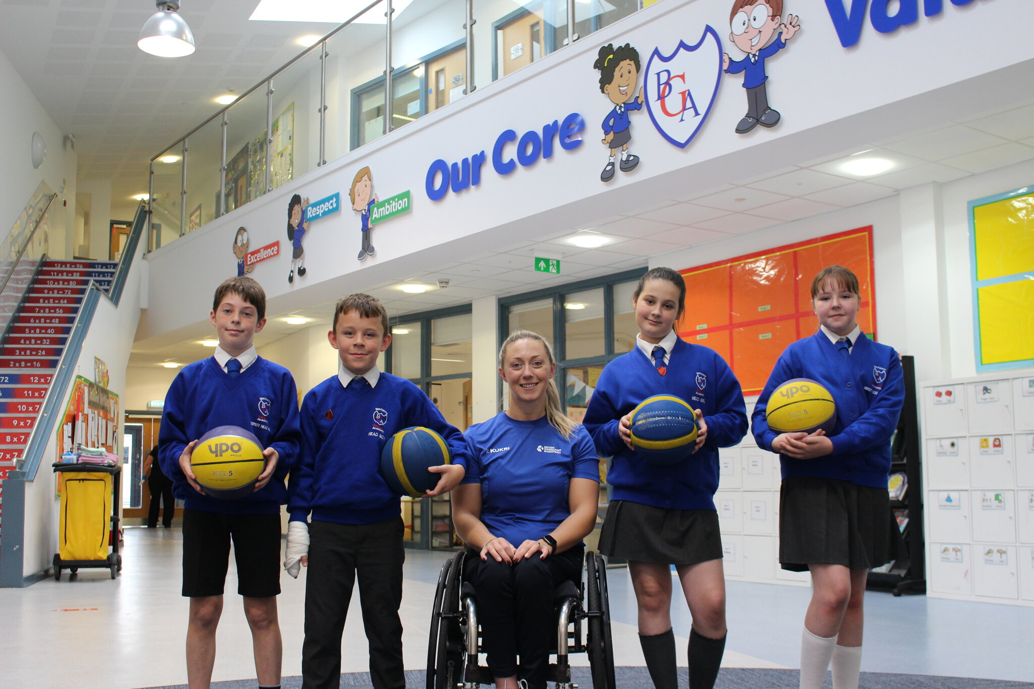 Image of Basketball Star Inspires Pupils!