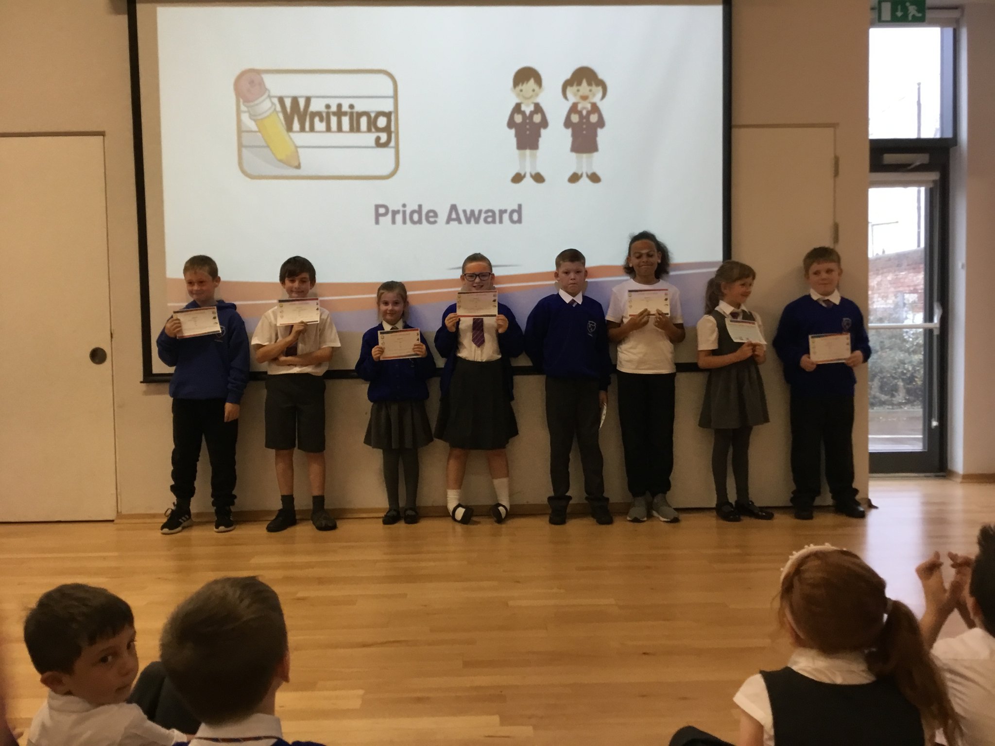 Image of Achievers Assembly  Winners Friday 27th September. Well done! 