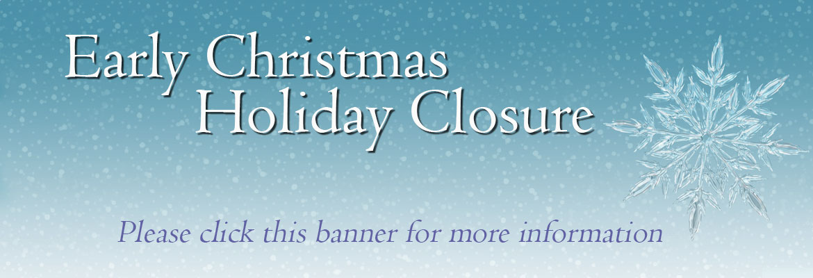 Image of Early Christmas Holiday Closure