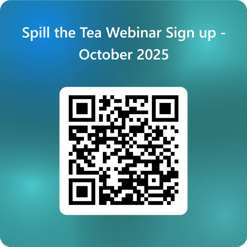 Image of Spill the Tea webinar