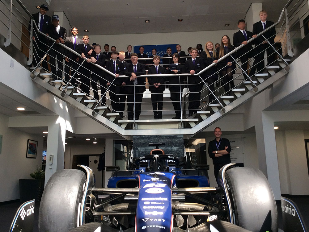 Image of Williams Racing Centre visit