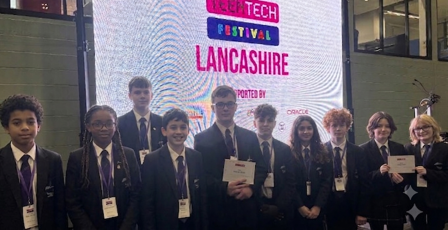 Image of Year 8 shine at Lancashire Teen Tech Festival