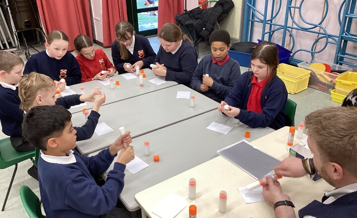 Image of ECO Ambassadors Learn About Sustainable Glue Use at Blessed John Duckett Catholic Primary School in Tow Law