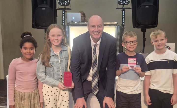 Image of Blessed John Duckett Catholic Primary School Eco Ambassadors Celebrate Durham Youth Award Success