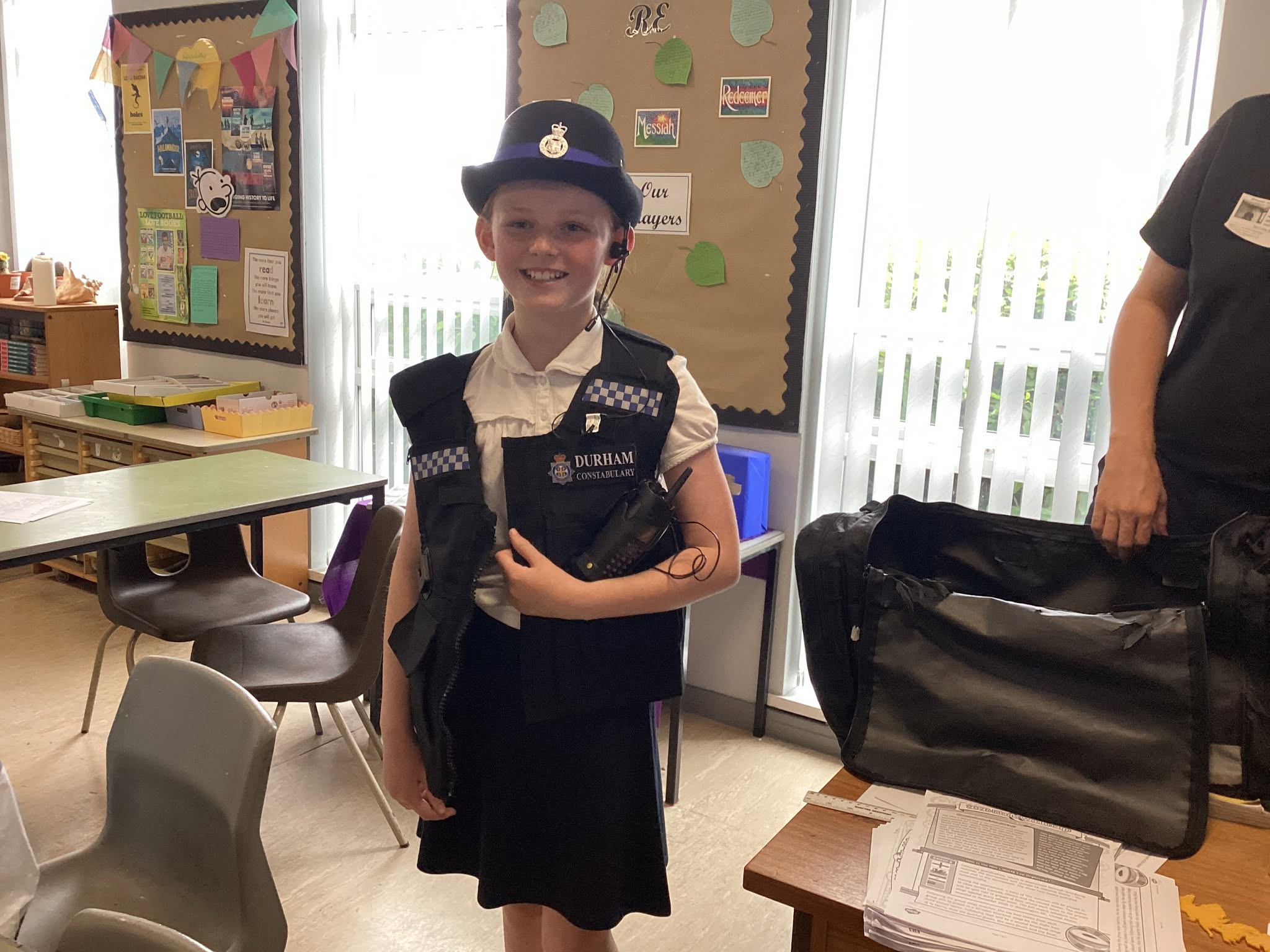 Image of Mini Police Learn About Community Responsibility