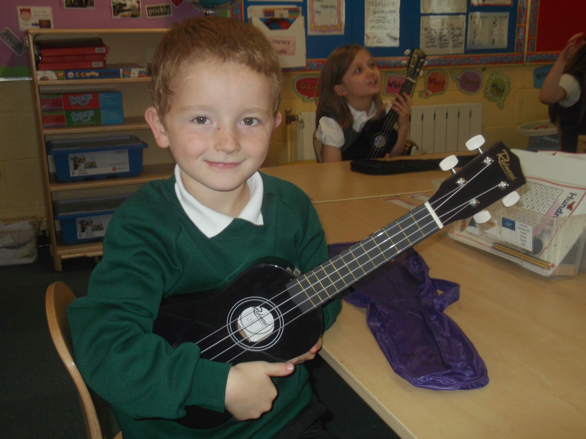 Image of Learning how to play the Eukelele