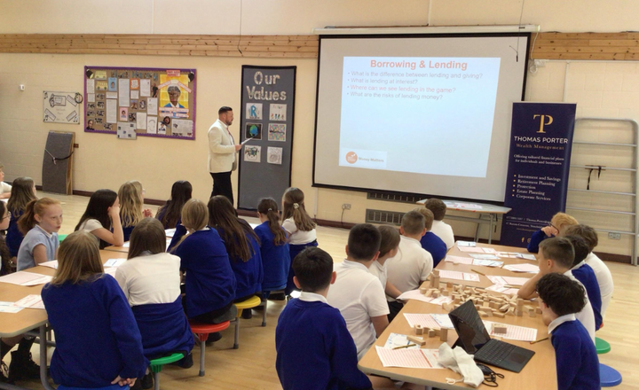 Image of Financial Workshop for Year 6 with Tom Porter