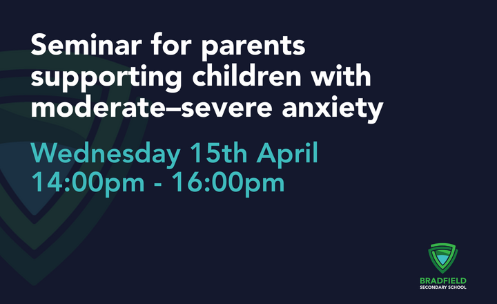 Image of Seminar for parents supporting children with moderate–severe anxiety
