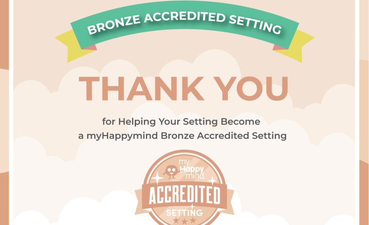 Image of myHappymind Bronze Award