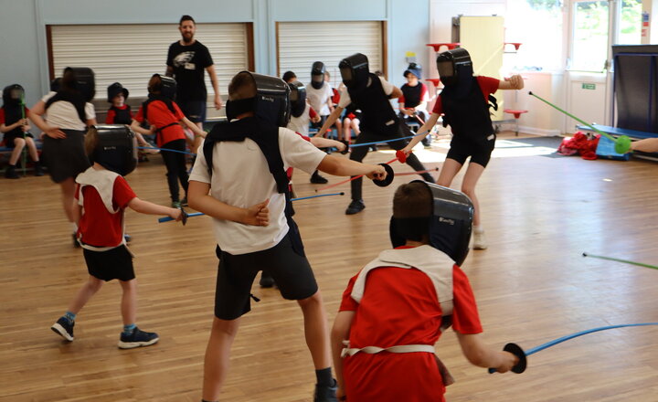 Image of New Fencing Club Off to a Great Start!