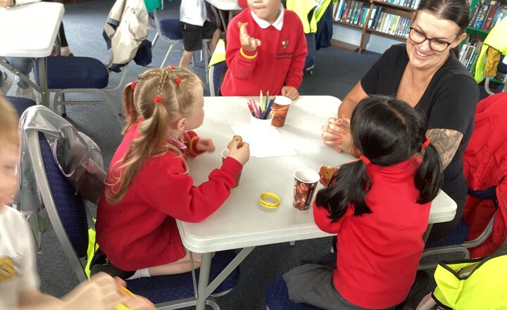 Image of Reception’s Wonderful Visit to Grappenhall Library