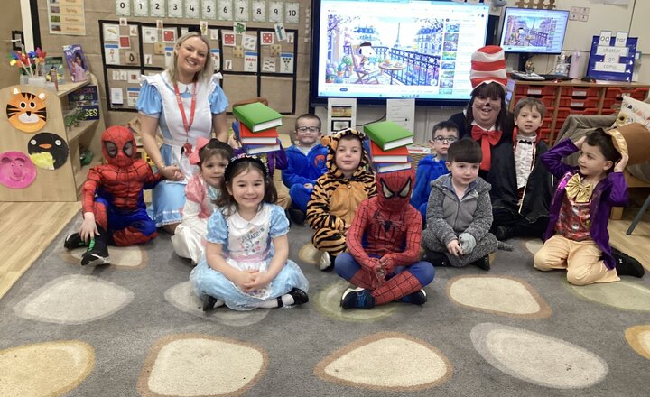Image of World Book Day Celebrations in Reception