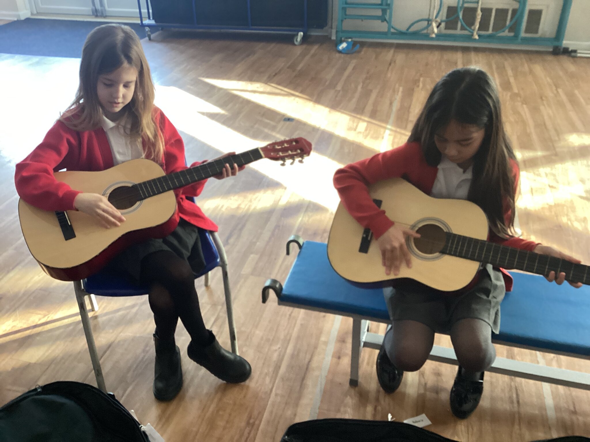 Image of Year 4 Kicks Off the Term with Their First Guitar Lesson