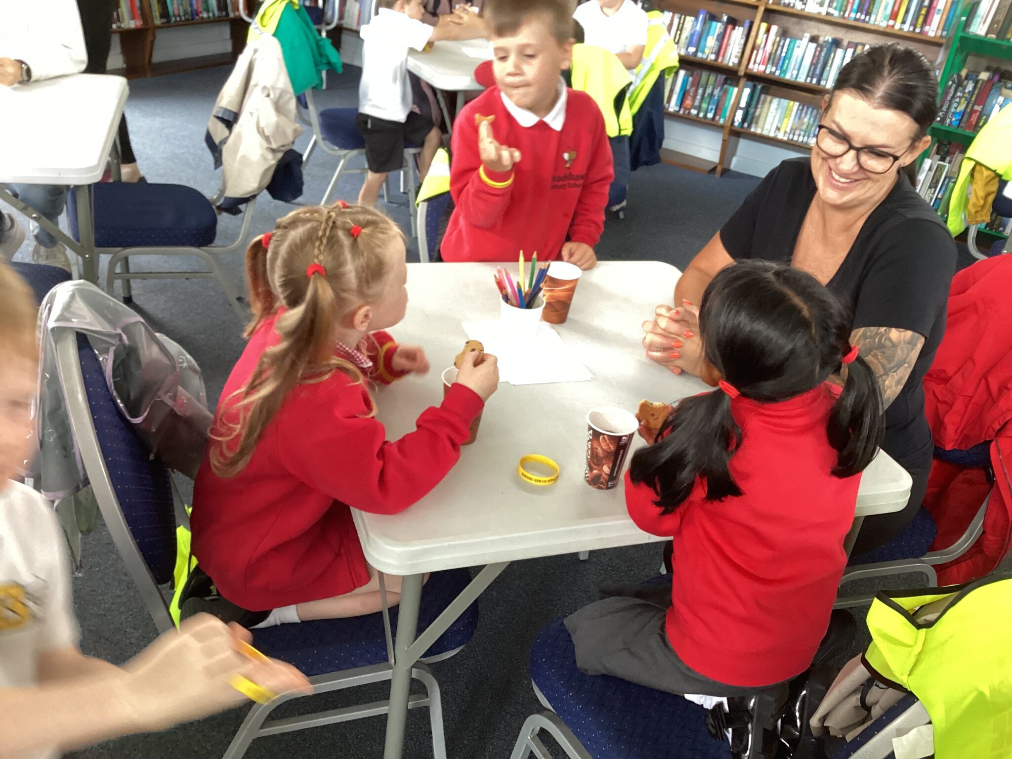 Image of Reception’s Wonderful Visit to Grappenhall Library