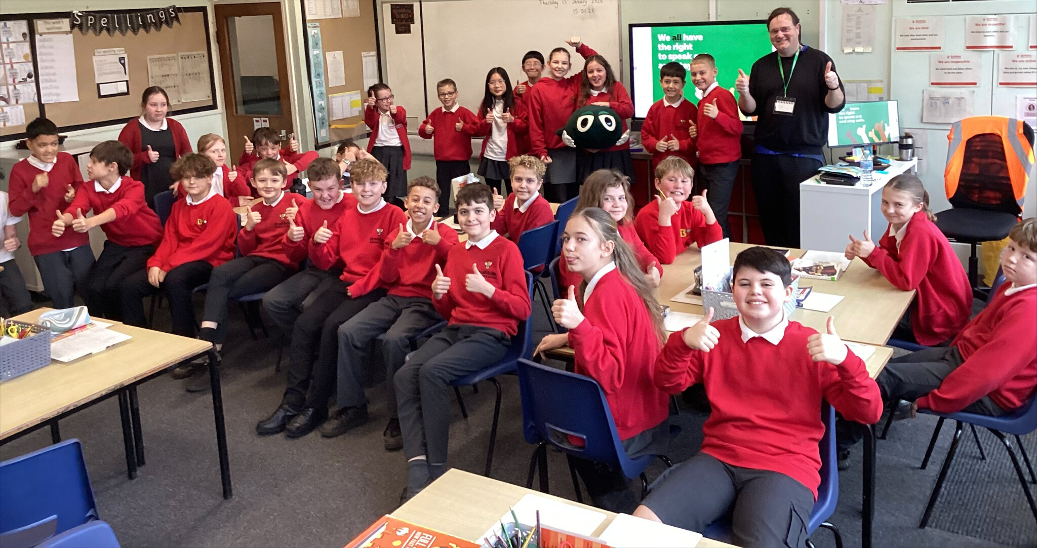 Image of Year 6 Take Part in NSPCC Speak Out Stay Safe Workshop