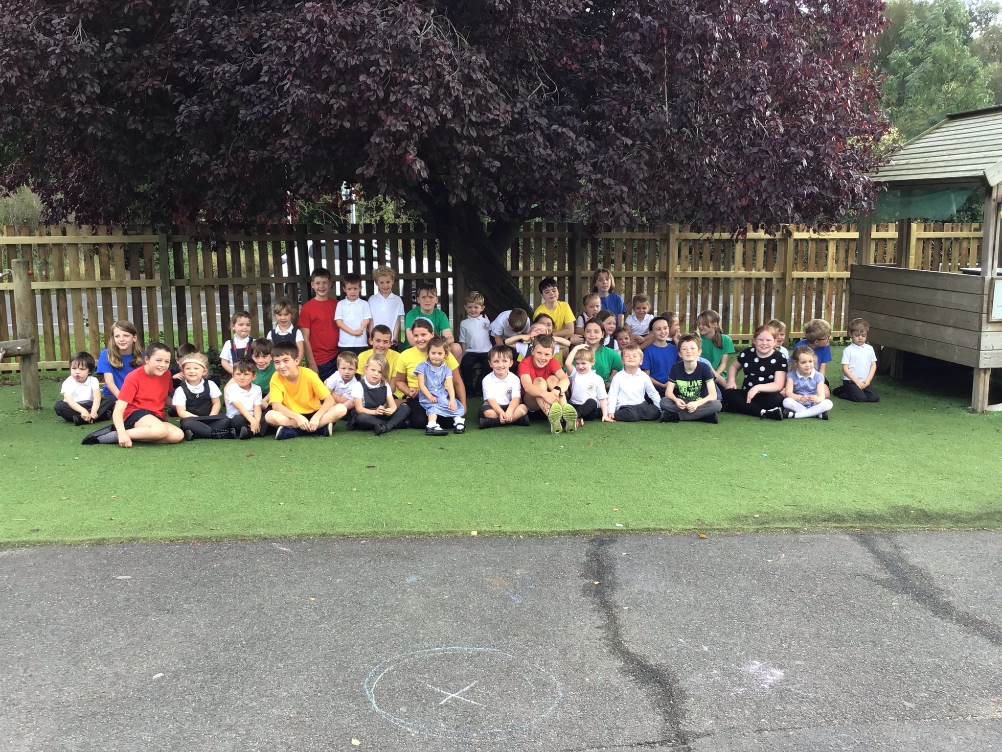 Image of Year 6 meet their new buddies 