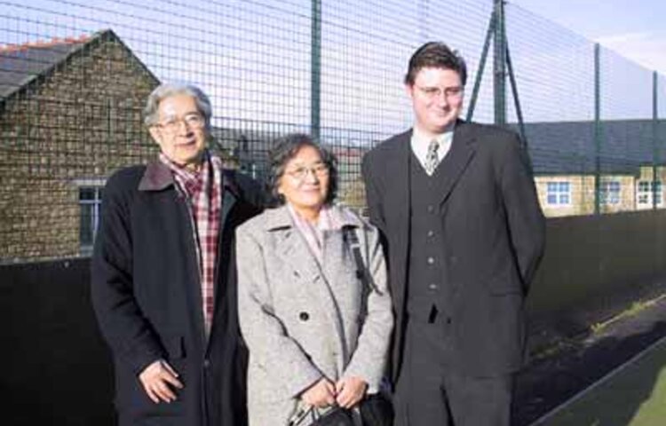 Image of Professors Ling and Yang Visit from China