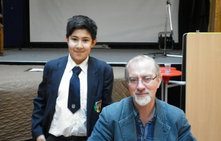 Image of Celebrated author Joseph Delaney visits BRGS