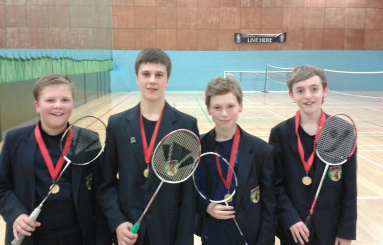 Image of Badminton Squad Enjoy County Success