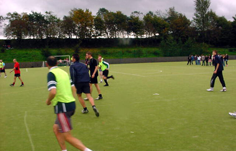 Image of Year 13 vs. Staff Charity Football