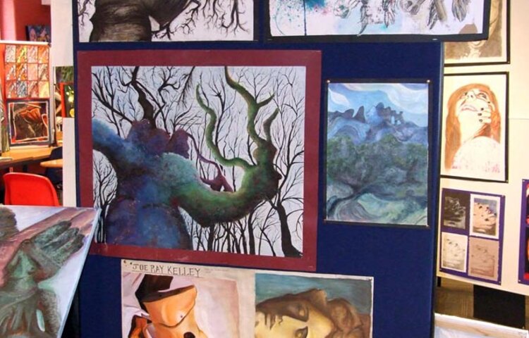 Image of Year 12 and 13 Art Exhibition July 2011