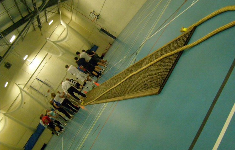 Image of Staff Tug-Of-War July 2011