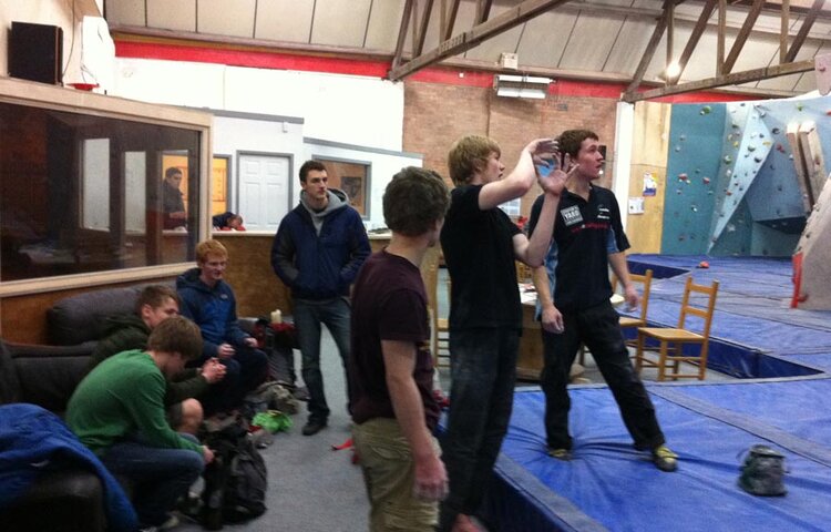 Image of BRGS Sixth Form Climbing and Bouldering Club March 2011