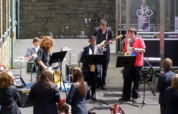 Image of Band By The Bike Shed July 2010