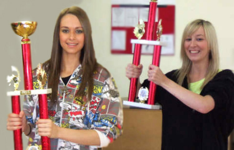 Image of Zoe Byrne and Melissa Burnham win the UDO World Streetdance Championships