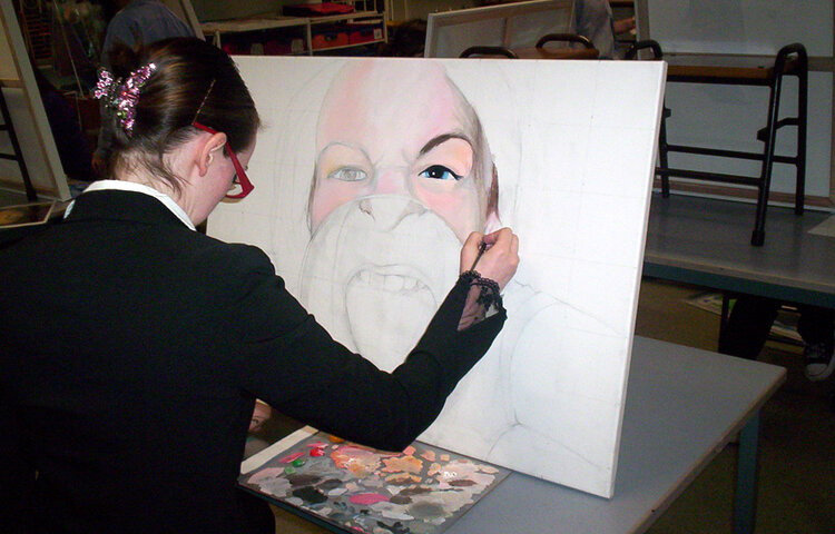 Image of Artist in Residence for Lower Sixth 2008