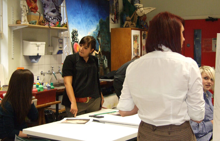 Image of Artist in Residence for Lower Sixth 2008