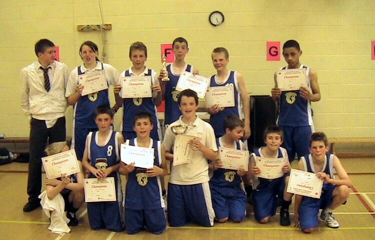 Image of Year 8 Basketball Lancashire Champions - June 2008