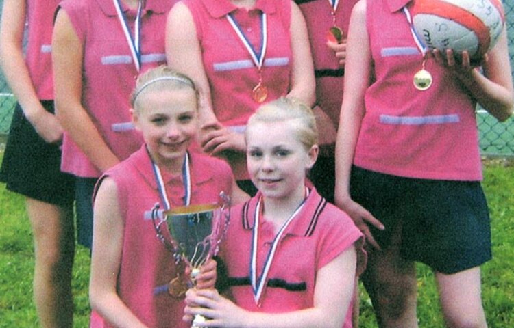 Image of Year 8 Netball County Champions June 2009